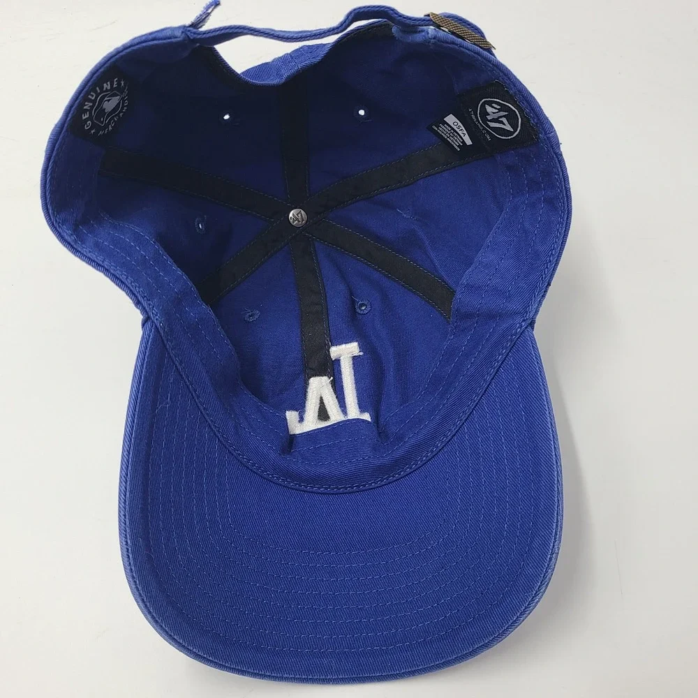 Los‎ Angeles Dodgers Hat Strapback 47 Brand Clean Up Blue White MLB Baseball Men